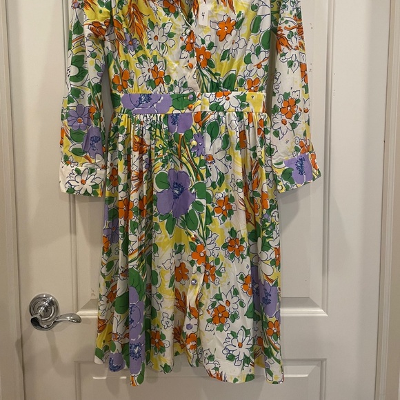 Norman Wiatt Knits Vintage Floral Dress - Picture 2 of 7